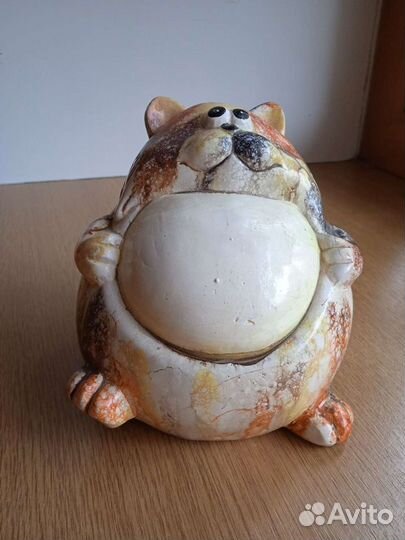 Копилка рыжий жирный котище