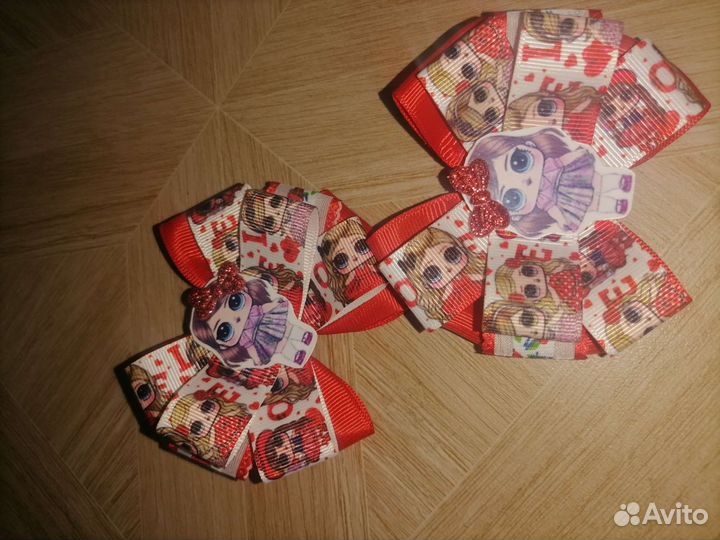 Бантики на заколках