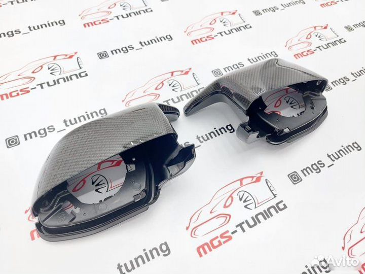 Корпуса зеркал M-Style на X7 G07 карбон