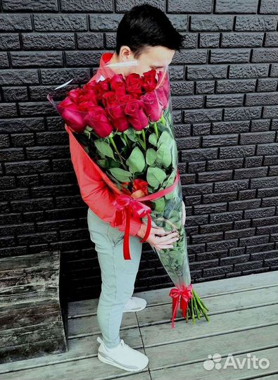Розы Букеты Цветы Розы 31 101 151 201 Доставка