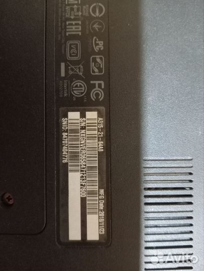 Ноутбук acer