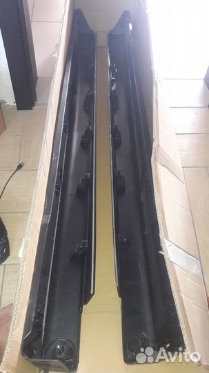 Накладки на пороги mitsubishi outlander 3