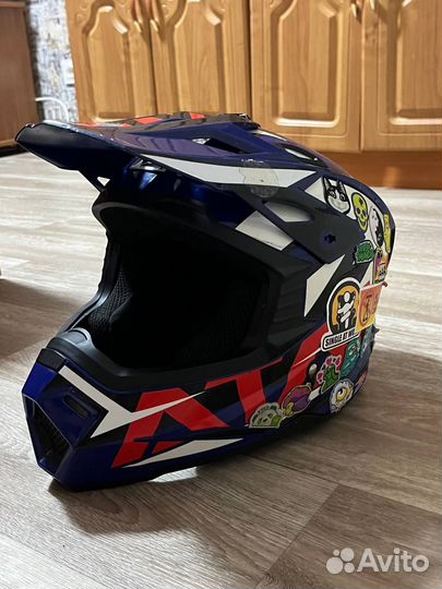 Шлем для мотоцикла кроссовый бу