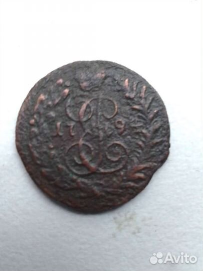 Монета Екатерины 2. 1794года км