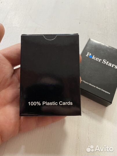 Пластиковые игральные карты Poker Stars (новые)