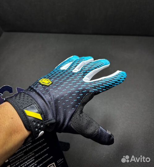 Мотоперчатки 100 эндуро/кросс хорошего качества