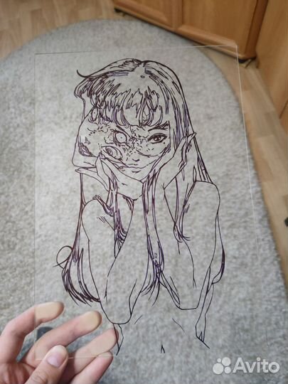 Рисунки на заказ, на стекле/дереве/пластике/чехлах