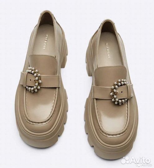 Мокасины лоферы uterqua