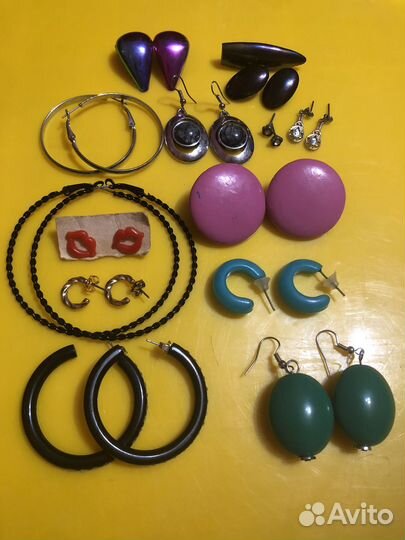 Бижутерия серьги