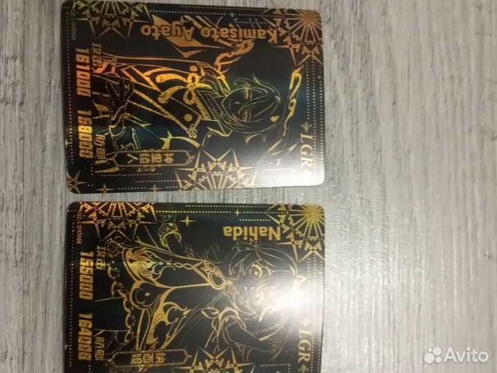 Коллекционные карточки по вселенной Геншин Импак