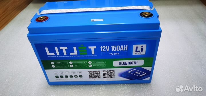 Litjet Тяговый аккумулятор глубокого цикла 12V 150