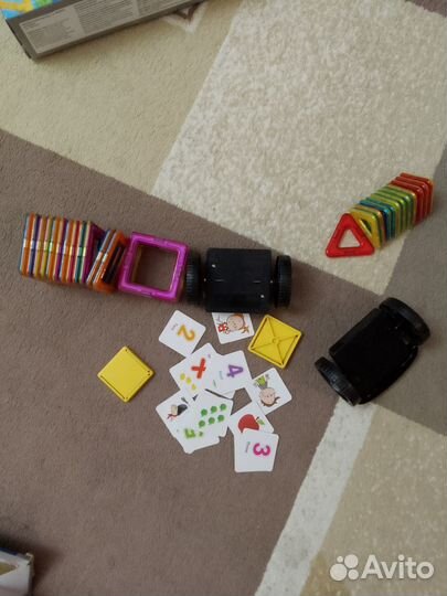 Магнитный конструктор 34 детали