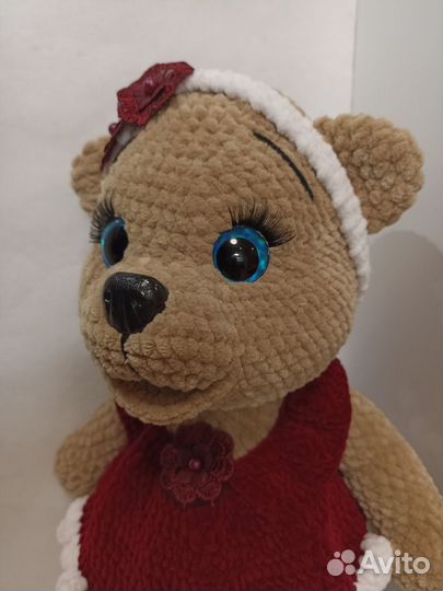 Вязаная игрушка Амигуруми Мишутка