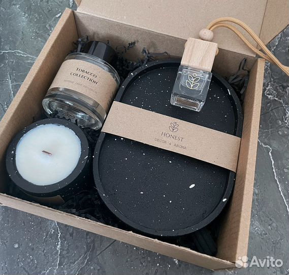 Набор ароматический диффузор и свеча