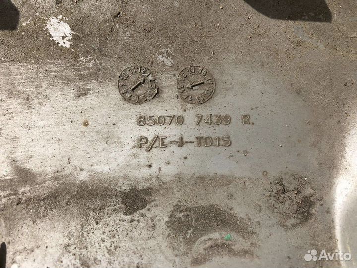 Спойлер заднего бампера Ranault Sandero 2012-18