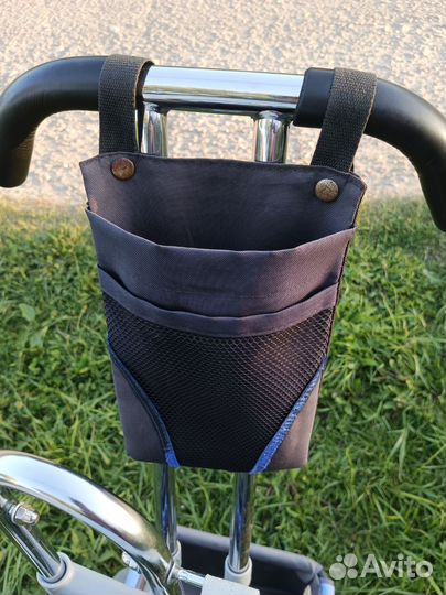 Детский 3х колесный велосипед с ручкой родителя