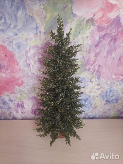 Ель из бисера