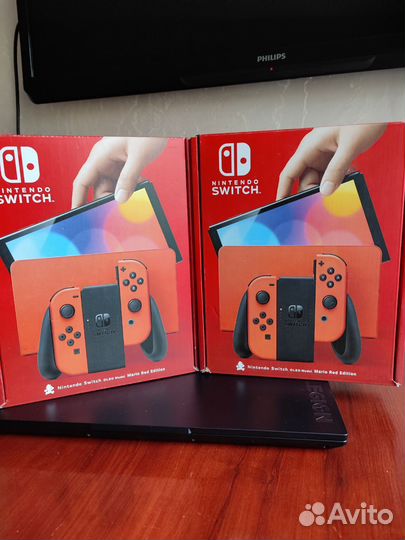 Прошитая Nintendo switch oled чип + 256гб