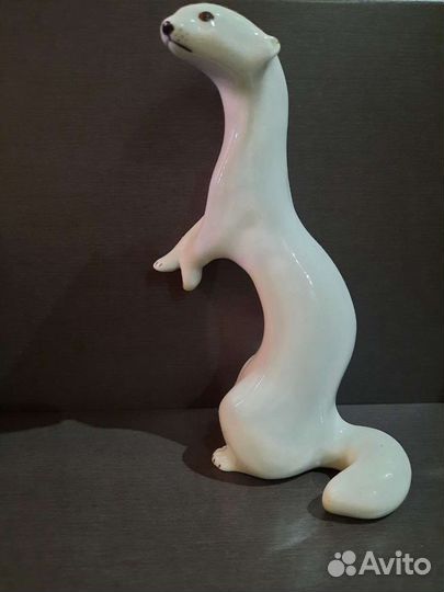 Фарфоровые статуэтки времен СССР соболь