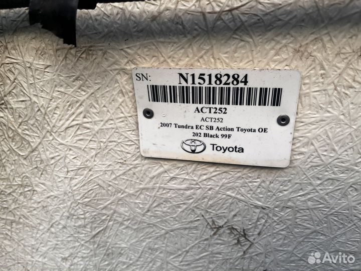 Крышка кузова toyota tundra