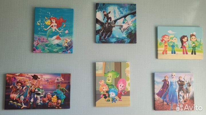 Картины на холсте в детскую комнату