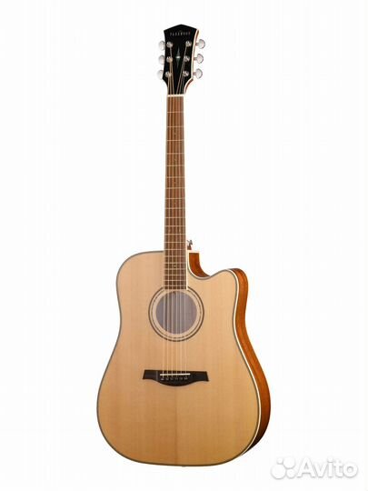 Электроакустическая гитара, дредноут Parkwood P660