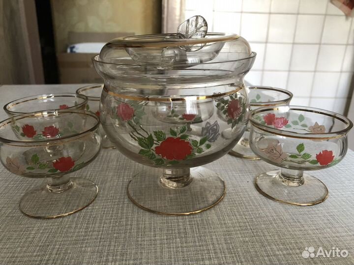 Набор столовой посуды для варенья, меда и тп