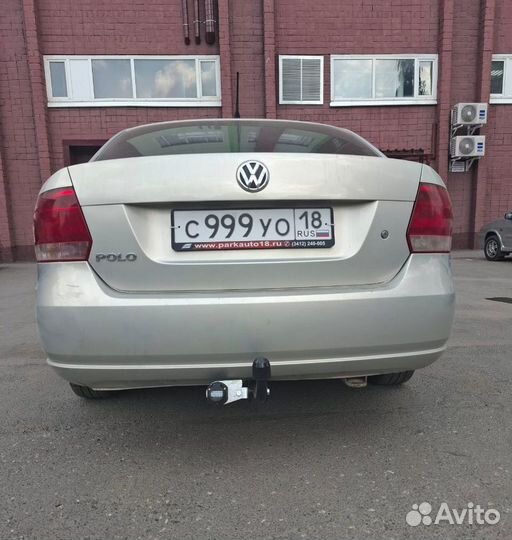 Фаркоп на Volkswagen Polo седан 2010-2020 г. в