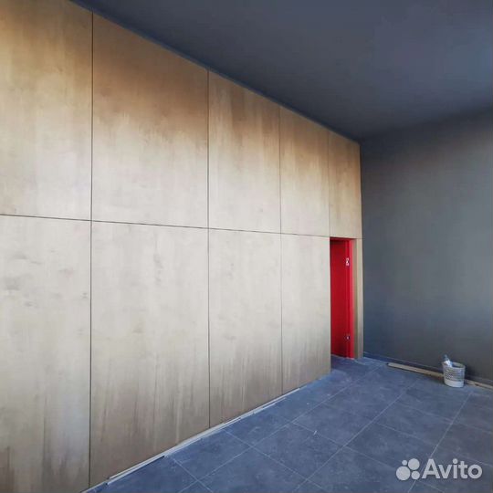 Интерьеры из фанеры. Двери нестандартных размеров