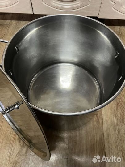 Кастрюля из нержавейки 34л