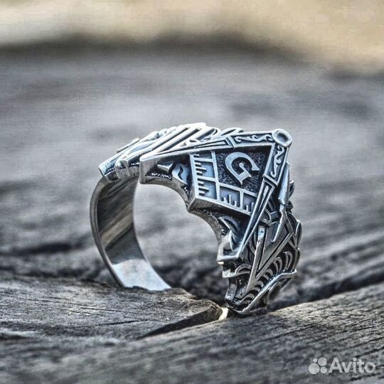 Кольцо Масоны Масонство Символ Украшение
