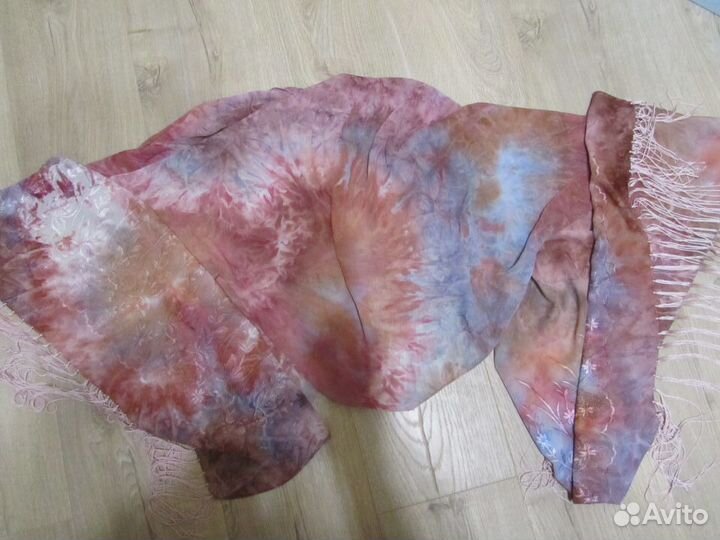 Шарфики шифоновые.Берет