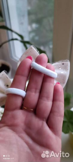 Бантики белые