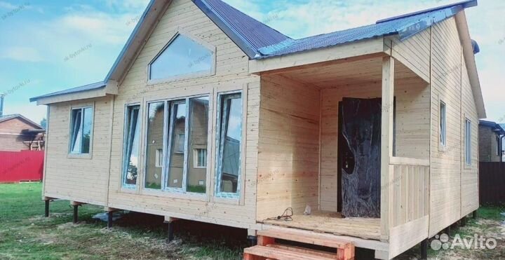 Каркасный дом 9х8м утеплённый