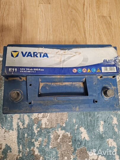 Аккумулятор Varta 74Ah 680A обратная полярность