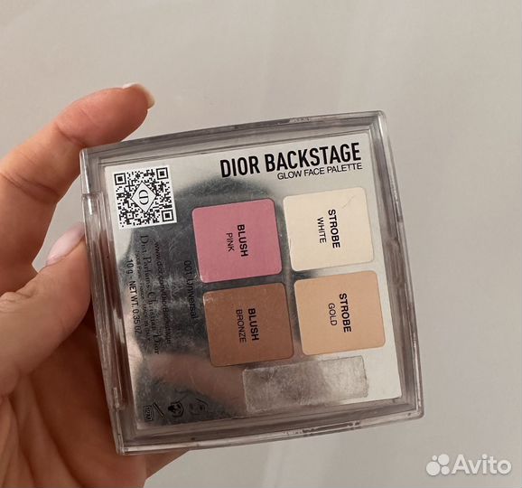 Dior backstage палетка хайлайтер