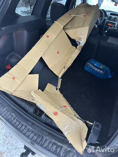Крыло переднее на renault duster