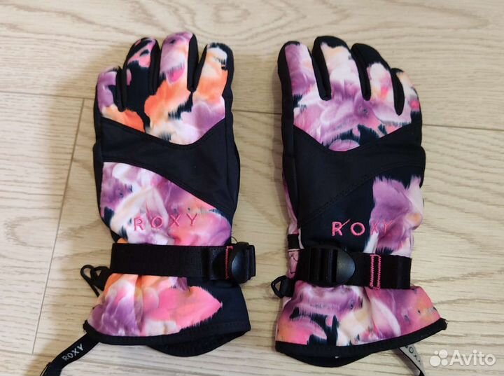 Перчатки сноубордические детские Roxy р-р М новые