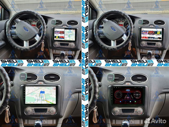 Магнитола A4GT Ford Focus 2 2004-2011 4/64 Android