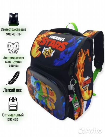 Рюкзак школьный brawl stars