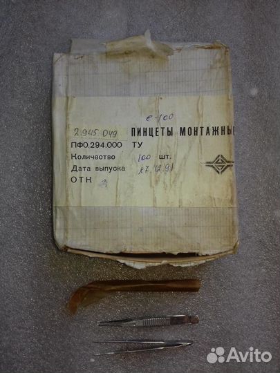 Пинцеты монтажные СССР