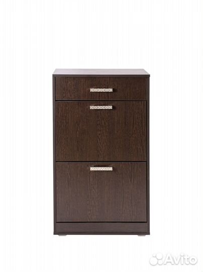 Обувница 2 для прихожей с ящиками высокая