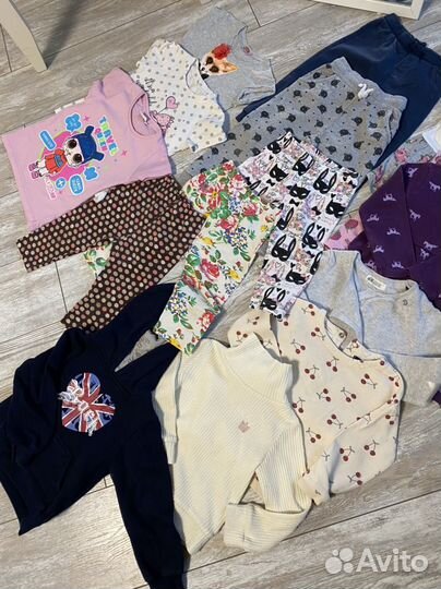 Детские вещи пакетом для девочек 2-3года