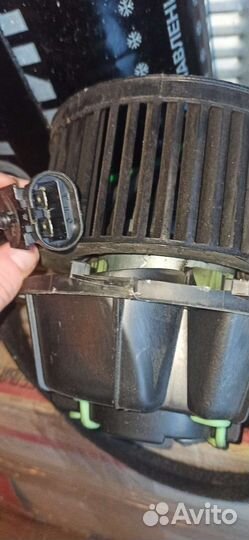 Мотор печки ларгус в сборе