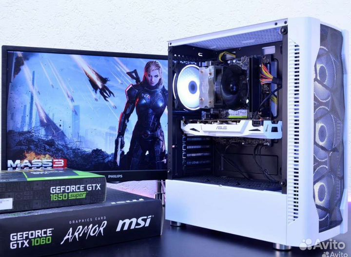 Игровой пк Ryzen 5 5500 + RTX 3060 / RTX 3060Ti