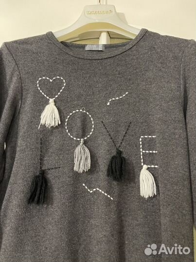 Комбинированная блуза для школы. 146