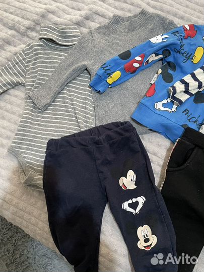 Детские вещи пакетом для мальчика 68 74 80