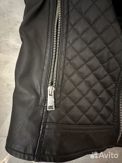 Кожаная куртка косуха мужская