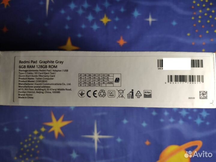 Redmi Pad 6.128 global