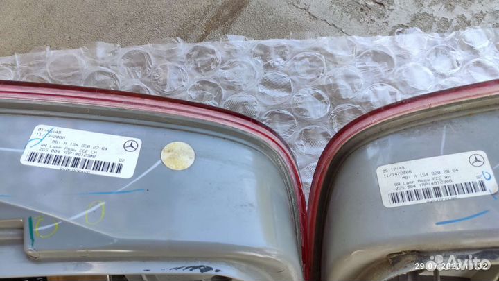 Фонари на ML W164